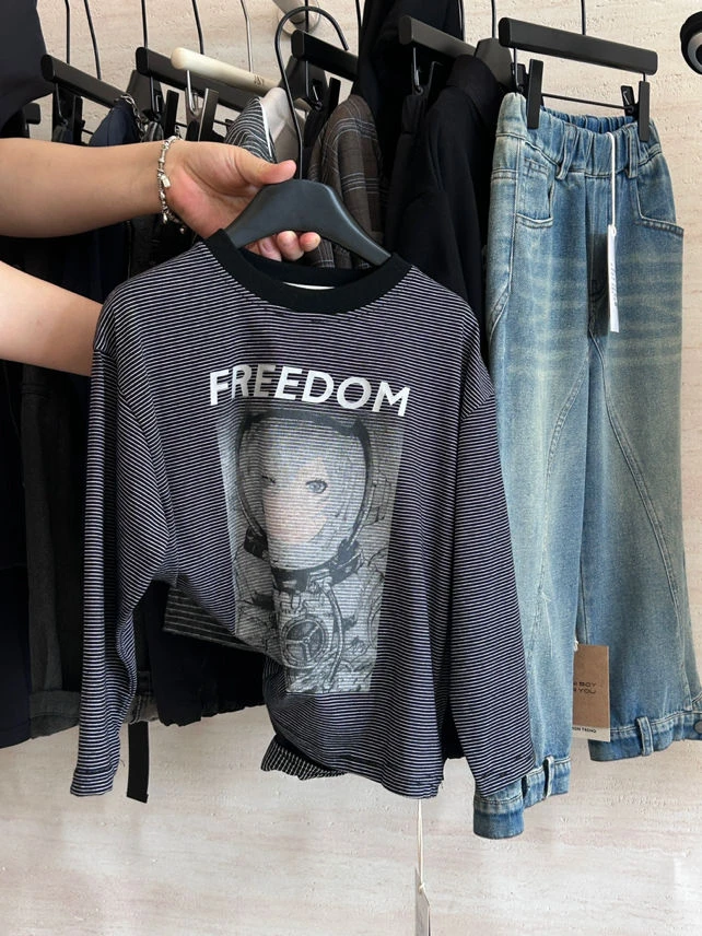 MTZ - 8787  高货印花条纹卫衣