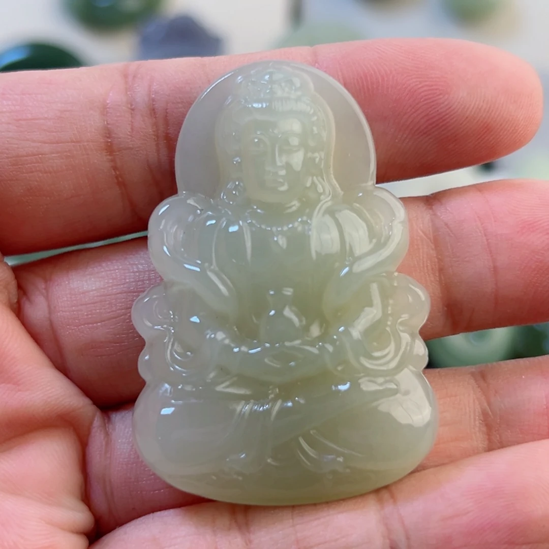 吊坠(赠链)未镶嵌和田玉666