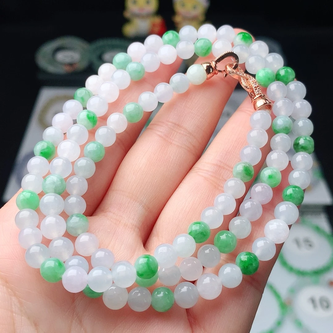 翡翠未镶嵌手链翡翠