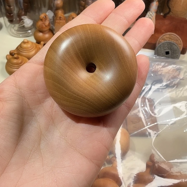 永***农檀香木印度老山檀香精工大面包圈全品