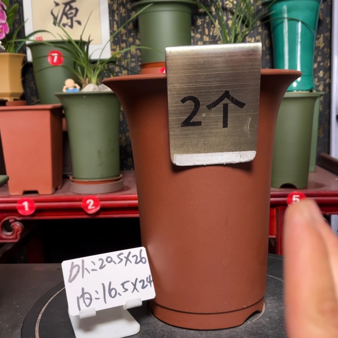 紫砂花盆紫砂花盆