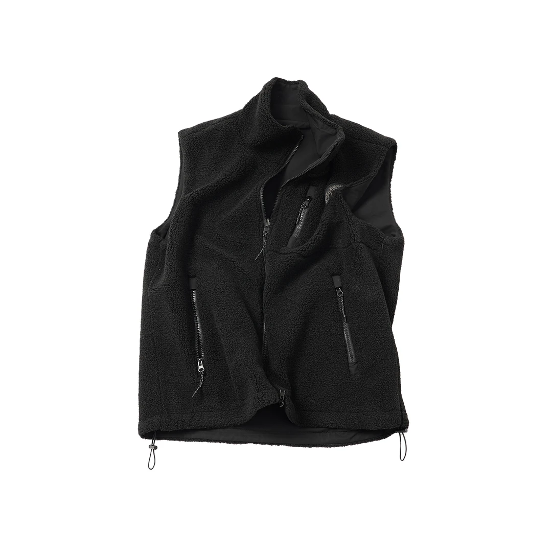 【双面穿抓绒马甲】PRMJ59064冬季保暖日常通勤休闲慵懒感百搭马甲