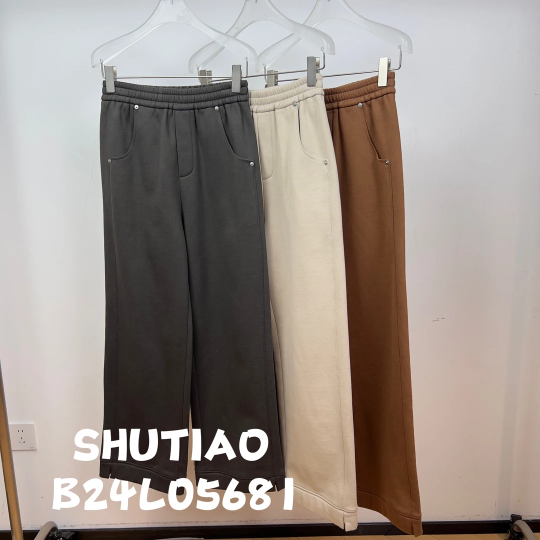 【SHUTIAO】2024秋冬：新款小众设计款裤子B24L05681
