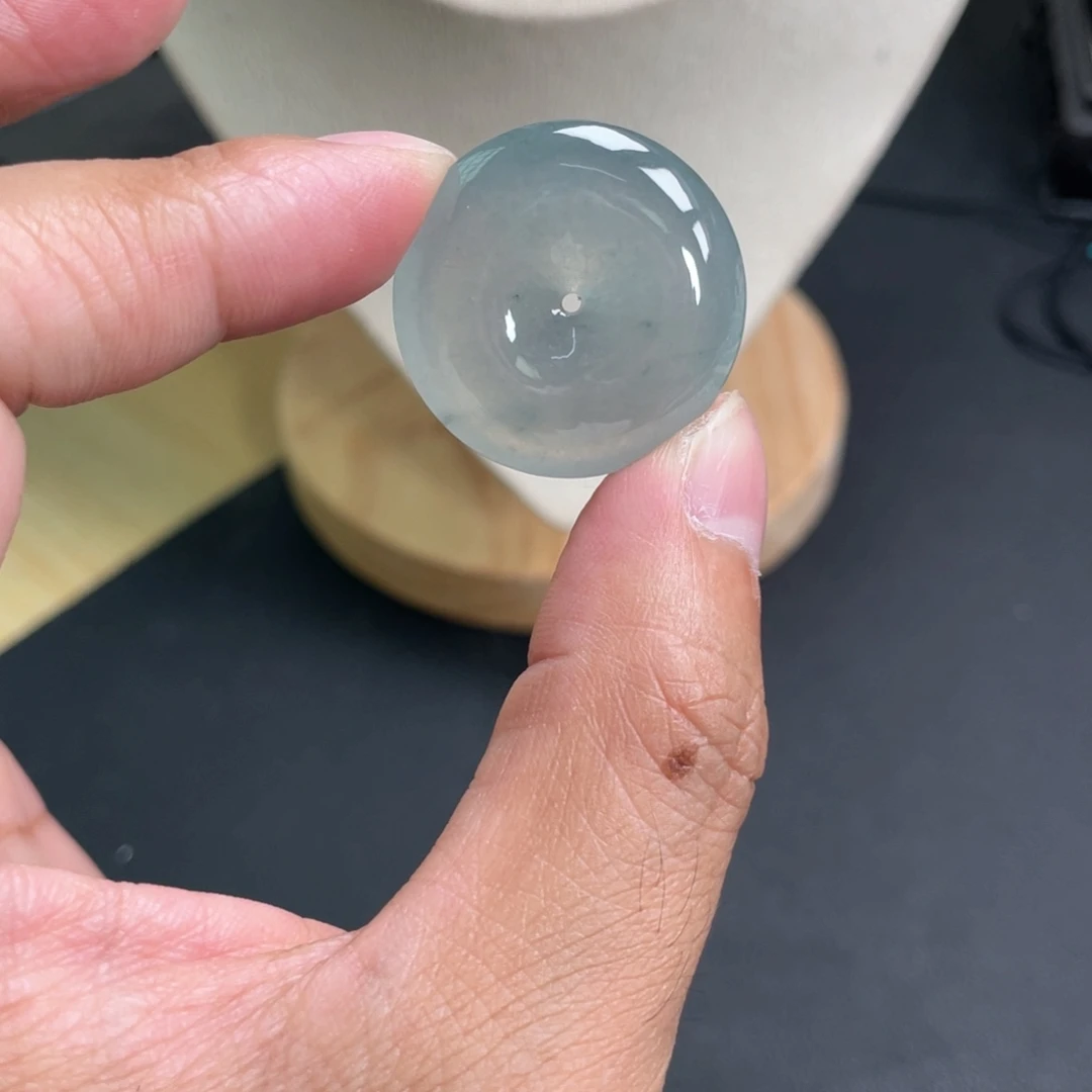 翡翠未镶嵌颈饰28.3-6.3