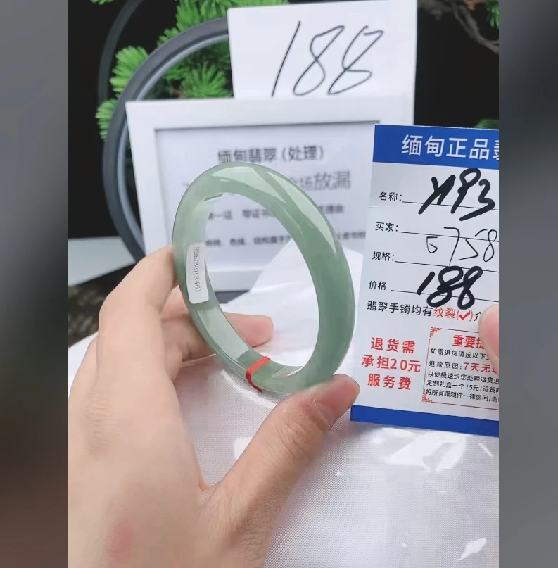 Y193【正品 缅甸翡翠】实物以直播间为准微色差