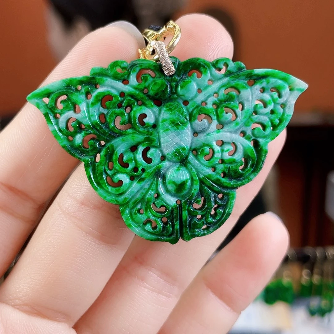 翡翠未镶嵌耳饰饰品