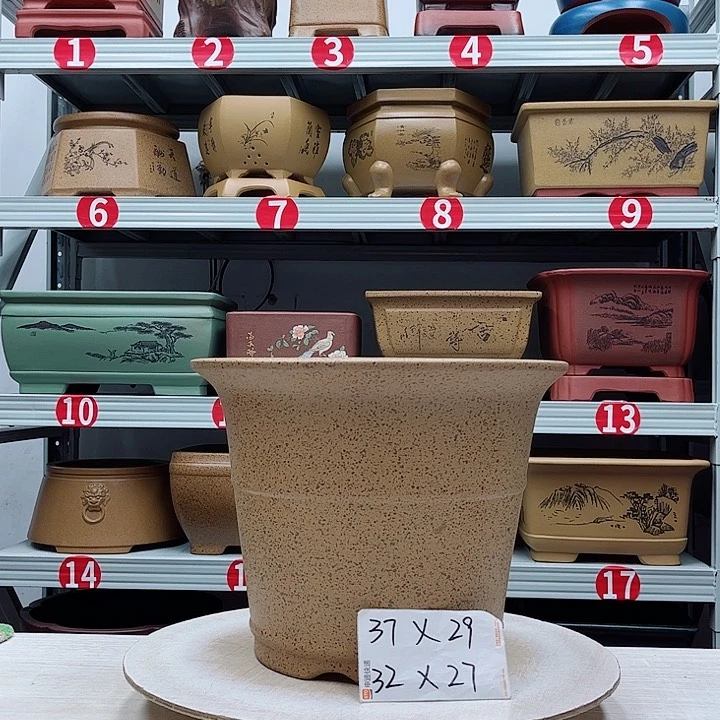 紫砂花盆紫砂花盆