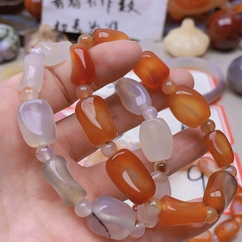 【闪购商品】未镶嵌玛瑙/玉髓珠宝半成品五*