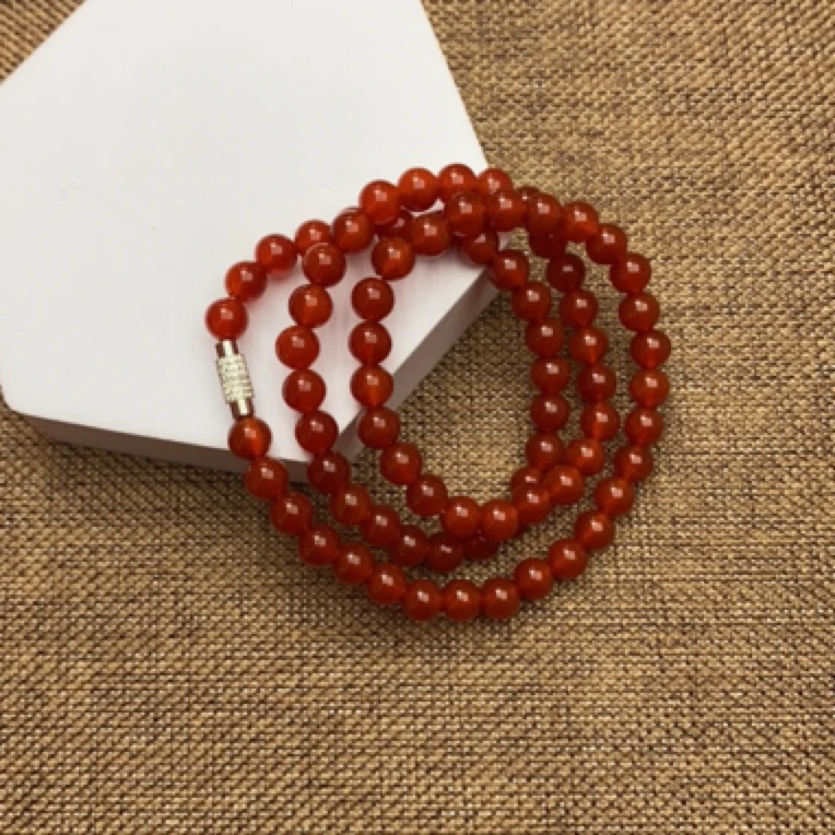 天然玛瑙项链—A522