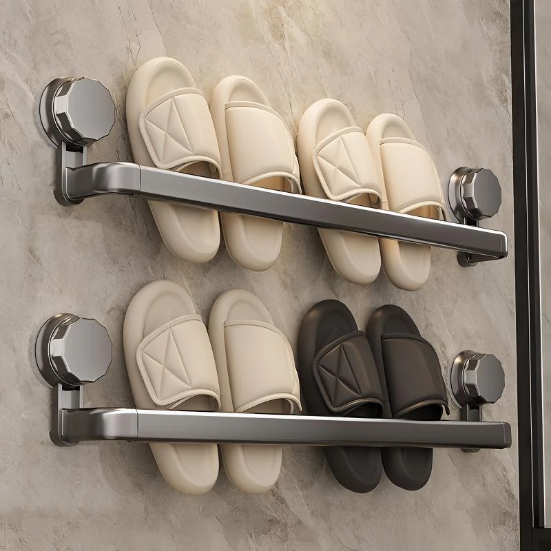 优勤吸盘拖鞋架浴室免打孔卫生间置物架子拖鞋挂架沥水收纳神器