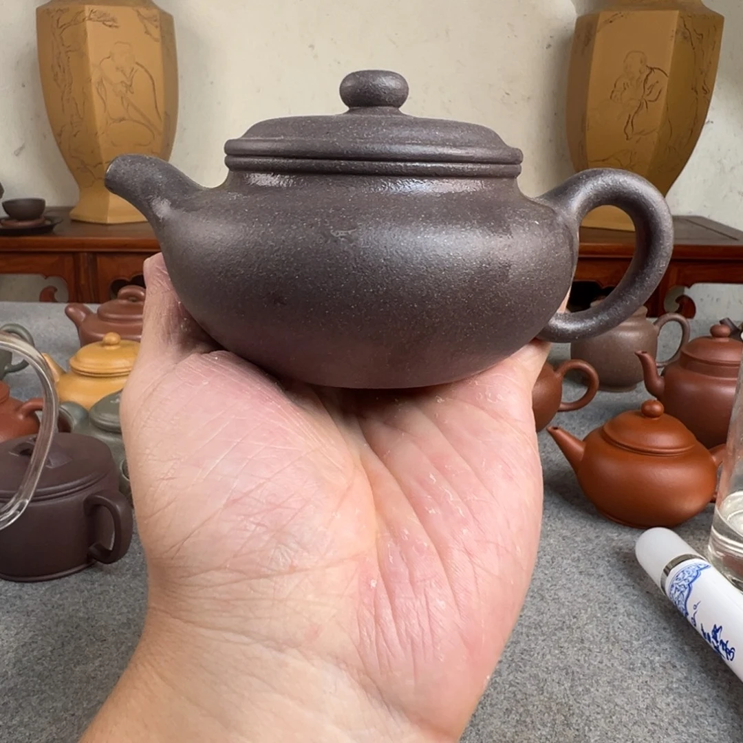 仿古 粗砂紫泥 半手工 180cc