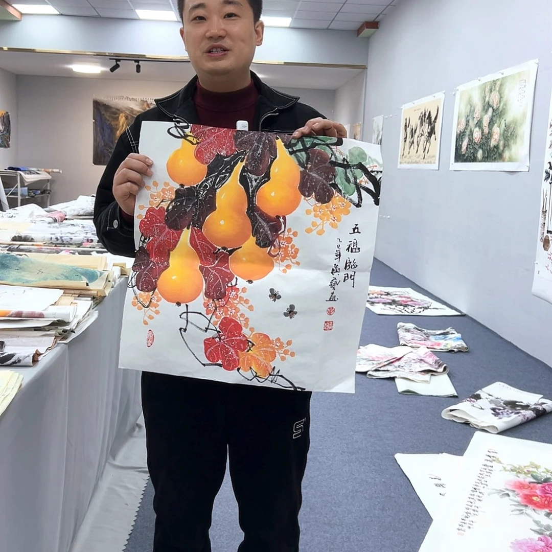 国画国画作品宣纸纯手绘