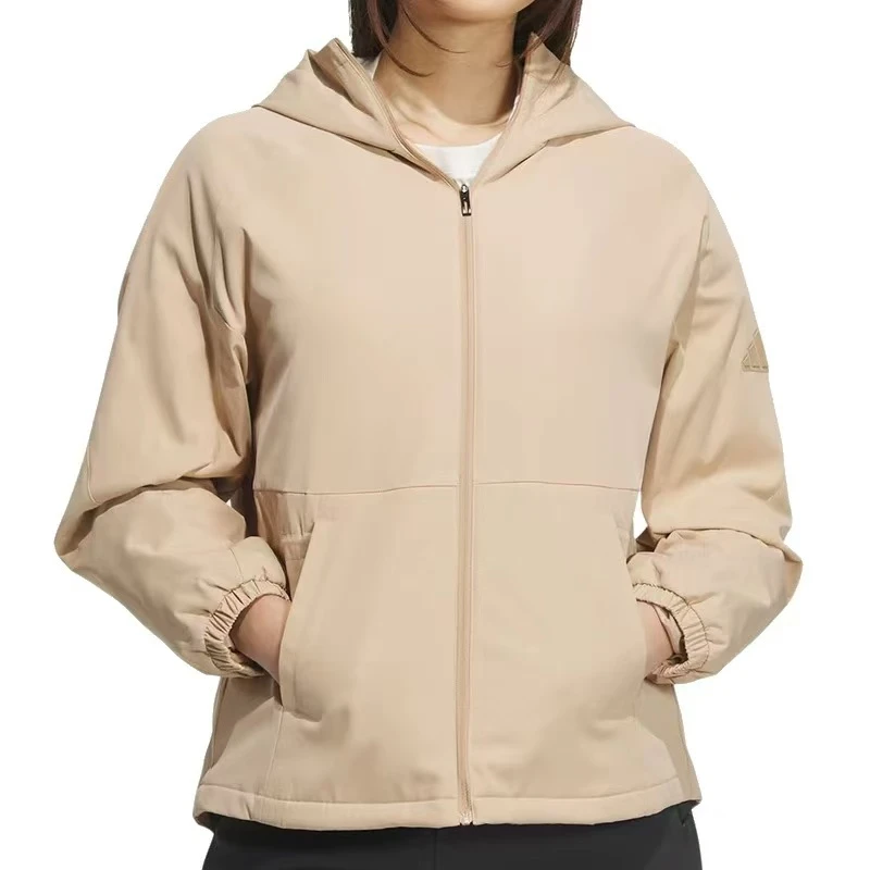 adidas阿迪达斯运动2025春女梭织夹克 JM8813