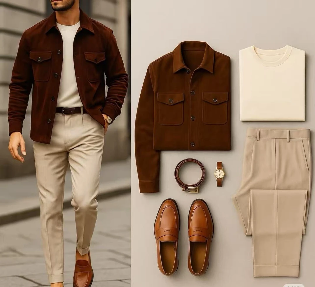 165-P 三角长袖卫衣 -新品男士时尚休闲外衣