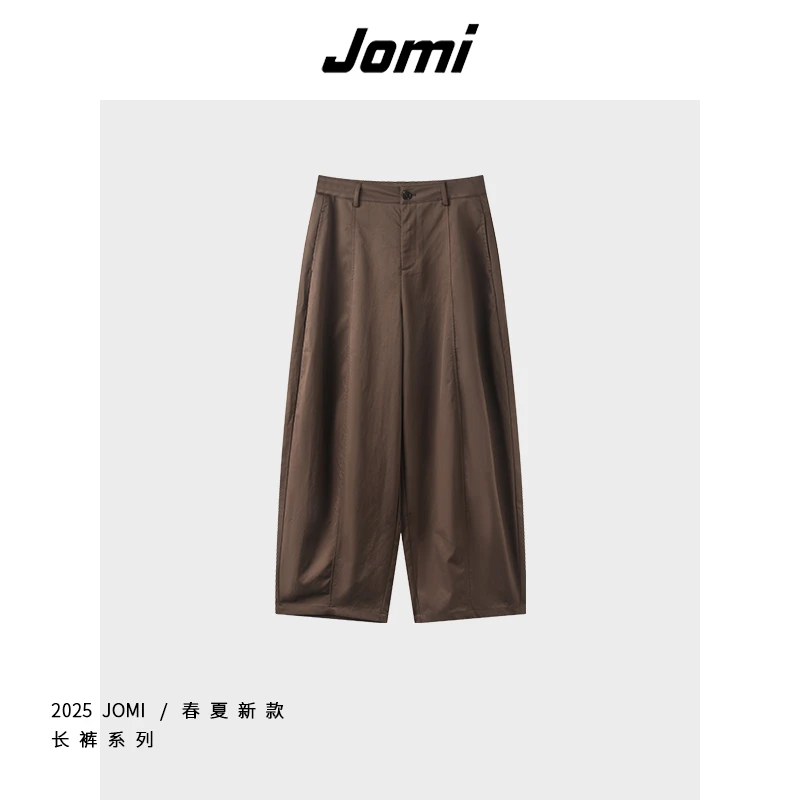 JOMI阔腿裤子女夏季薄款宽松垂感休闲裤JDK96070