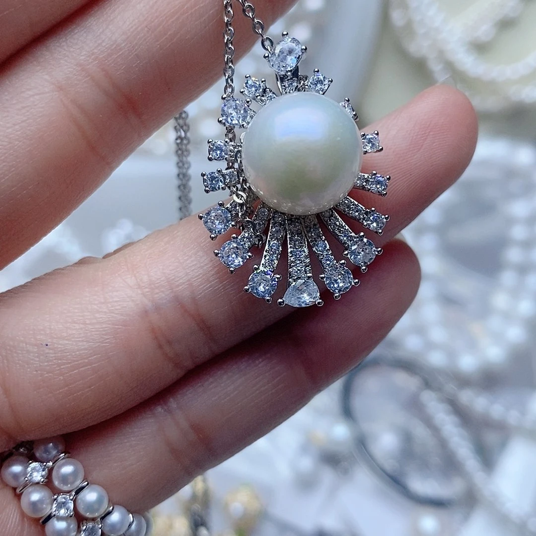 未镶嵌吊坠淡水珍珠