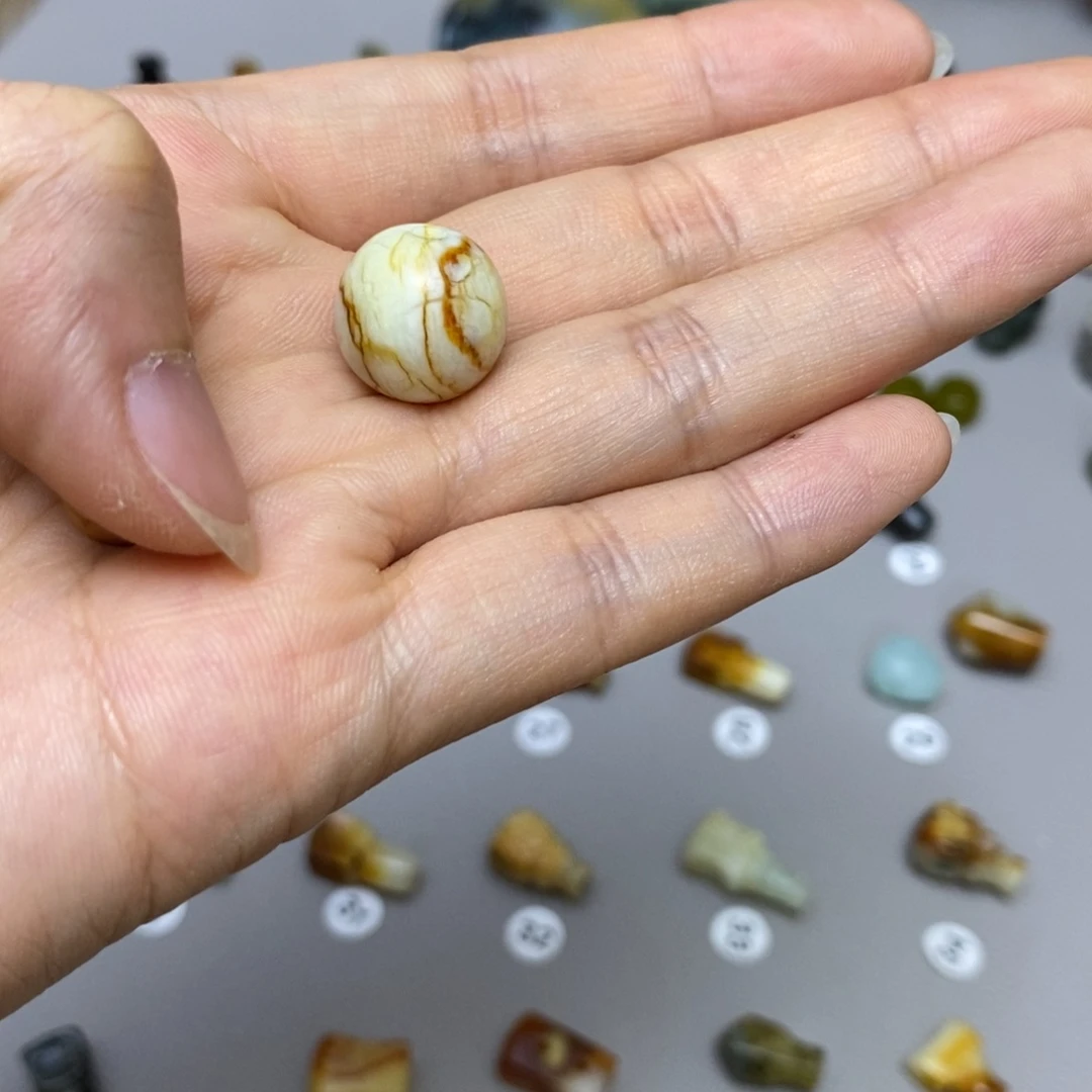 蛇纹石玉合金配饰十***觉