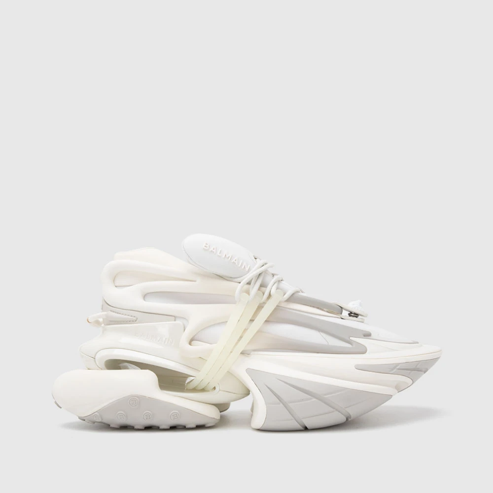 BALMAIN巴尔曼牛皮橡胶厚底拼色男款休闲运动鞋AM0VJ309KNLR0FA