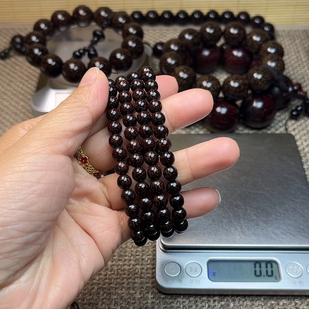 檀香紫檀（小叶紫檀）0.6 108颗 爆星