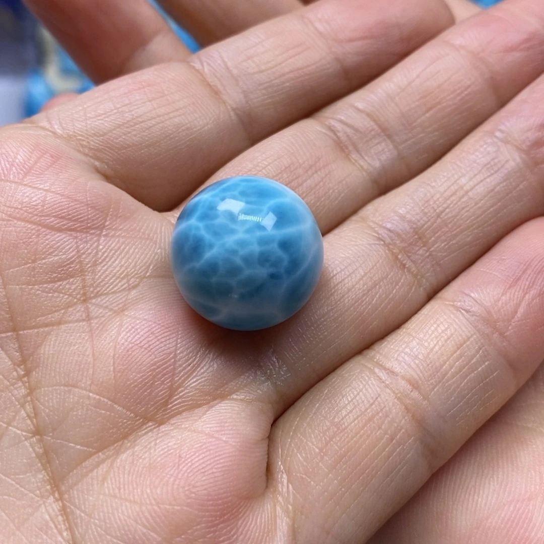 看***机针钠钙石（海纹石）未镶嵌颈饰