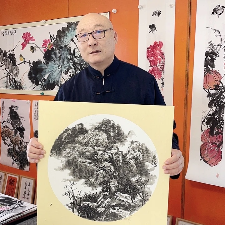 国画张圣敏先生纯手绘作品