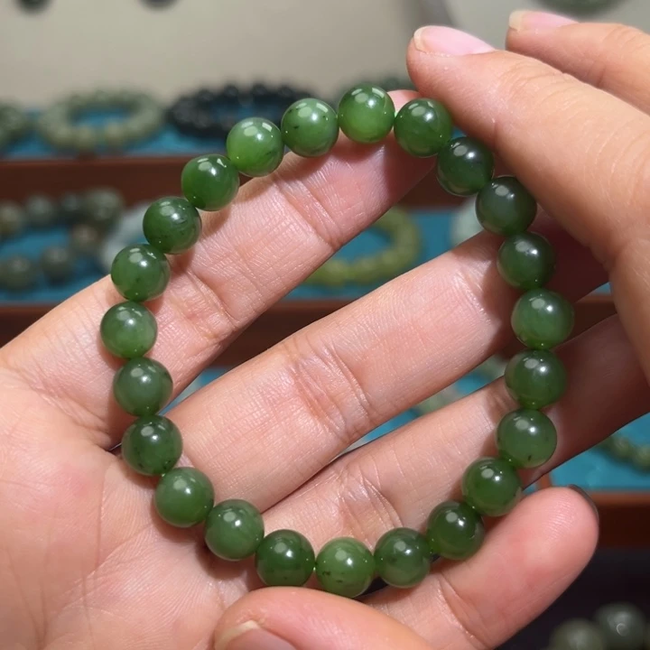 和田玉未镶嵌手链卡8