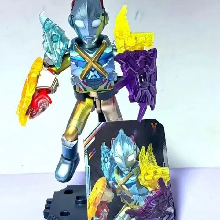 奥特曼积木人群星版第15弹十五代大隐藏艾克斯麦儿童盲盒拼装玩具