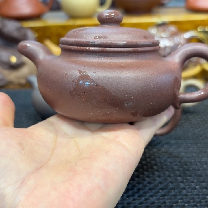 紫砂茶壶底槽清仿古160cc特价微瑕