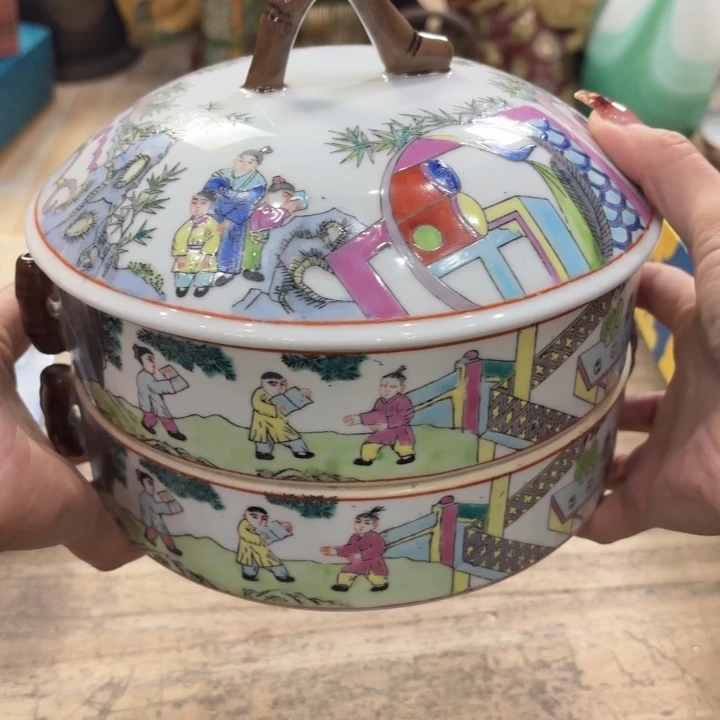 陶瓷古美术置物摆件