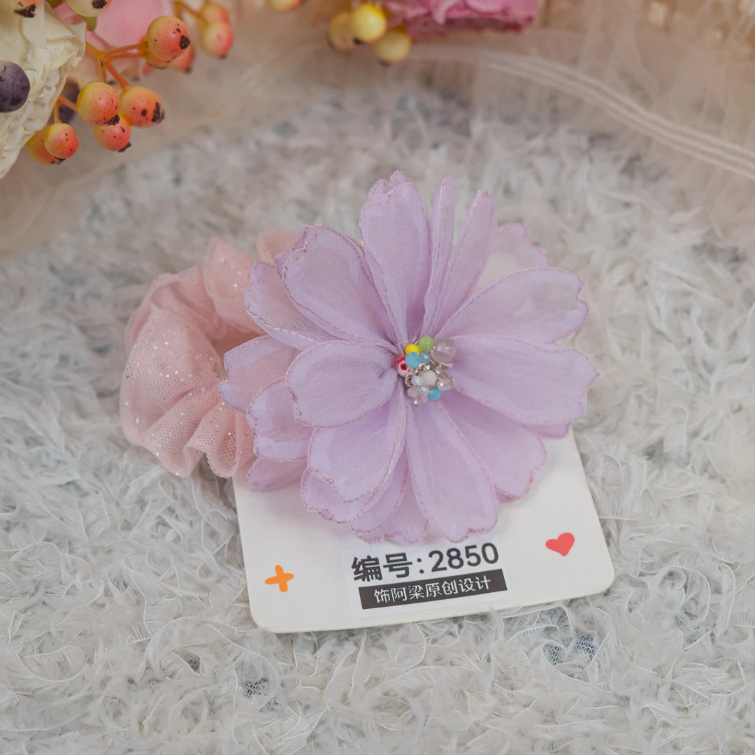 饰阿梁2848 弗朗花肠圈太阳花头饰成人气质少女发夹发饰可爱甜美