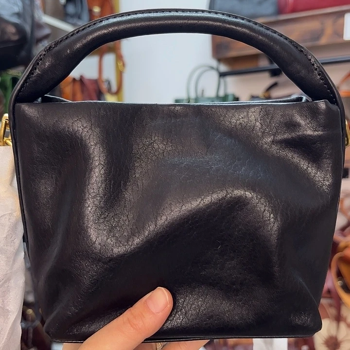 头层牛皮牛皮菜篮子