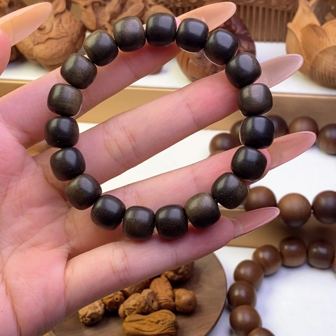檀香木手串/手链阴沉奶香1011单圈