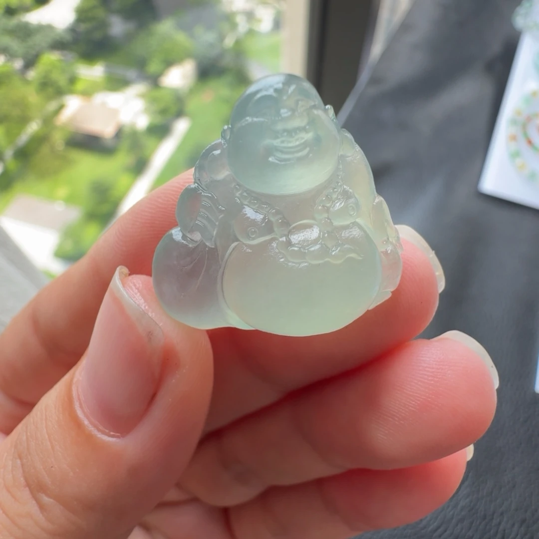 定制翡翠未镶嵌冰种佛公