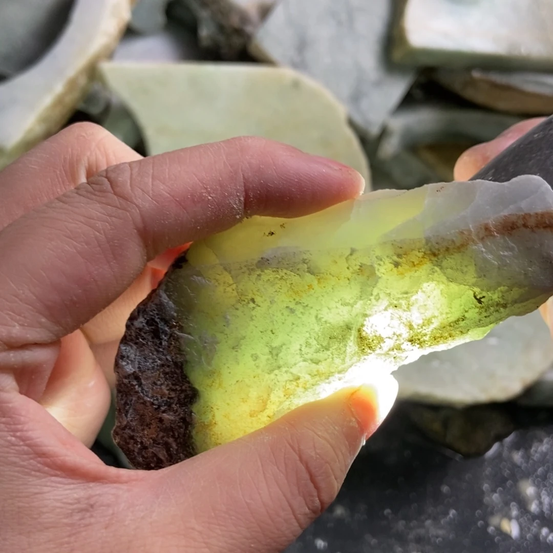 翡翠未镶嵌挂件天然翡翠