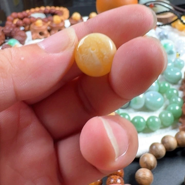 裸石琥珀未镶嵌天然琥珀蜜蜡白花蜡
