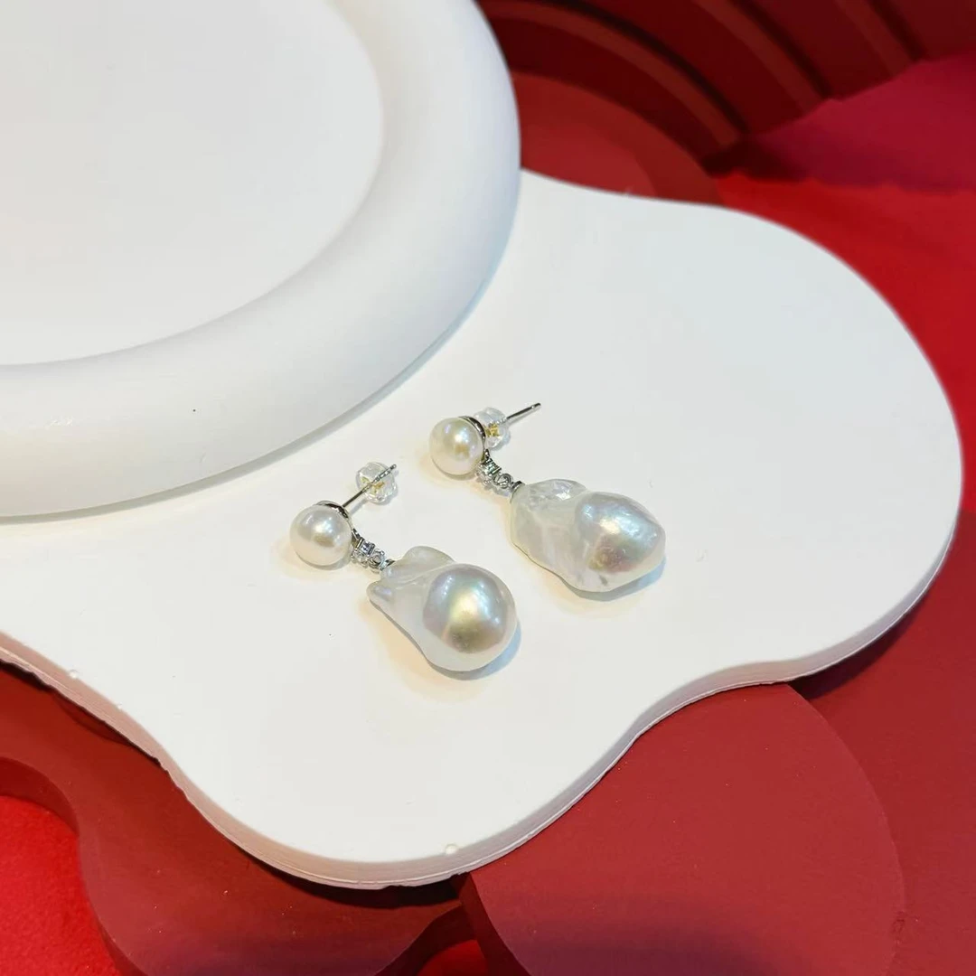 巴洛克珍珠耳坠HNZ14529