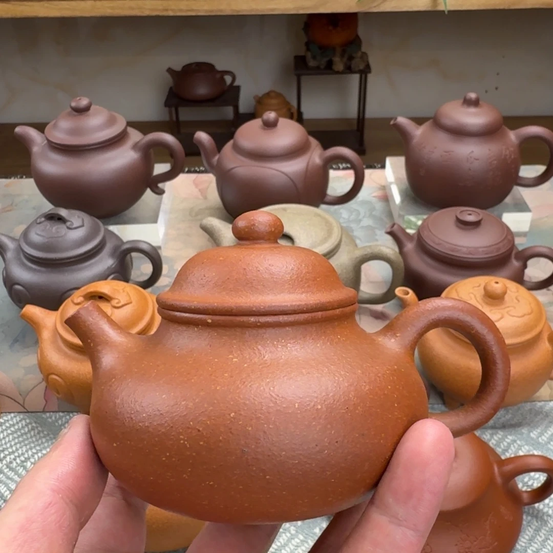 茶壶紫砂容天 微瑕 200cc