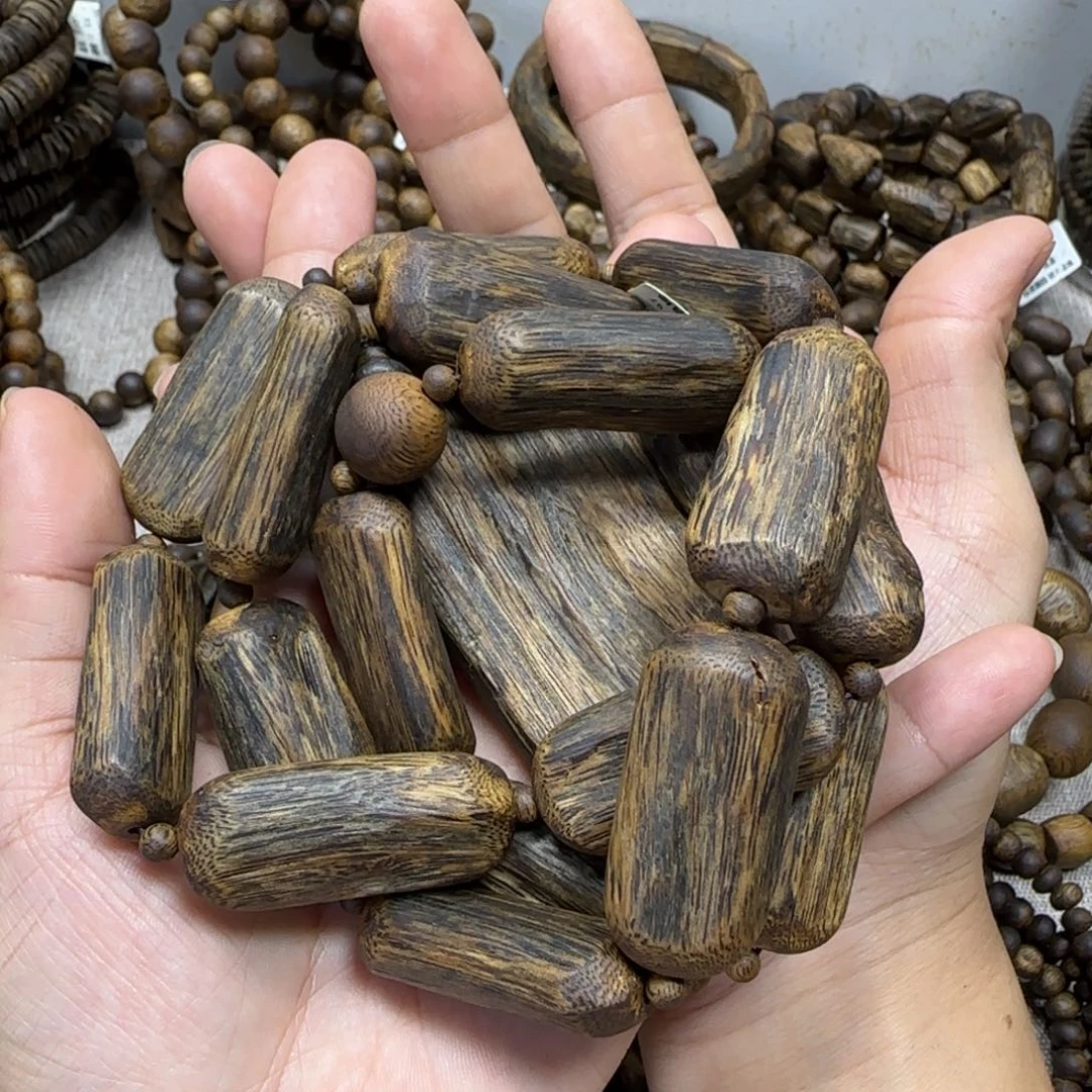 手串沉香莺歌绿多样性发货一条卡17-96克