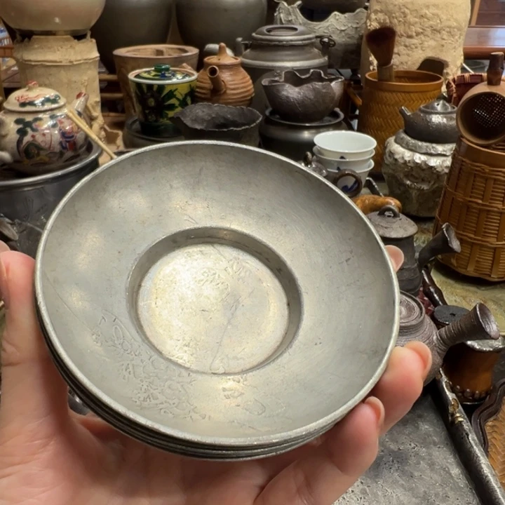 锡制茶拖茶器茶器