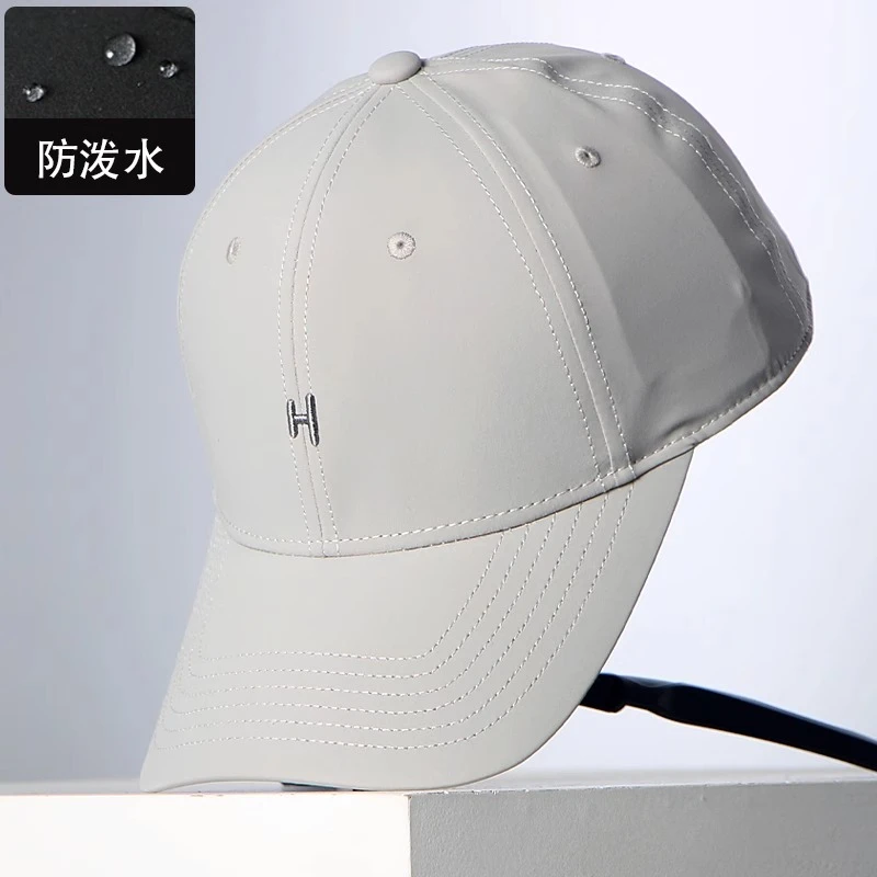 鸭舌帽夏季字母女宽檐棒球帽男帽子太阳帽防泼水透气钓鱼运动帽