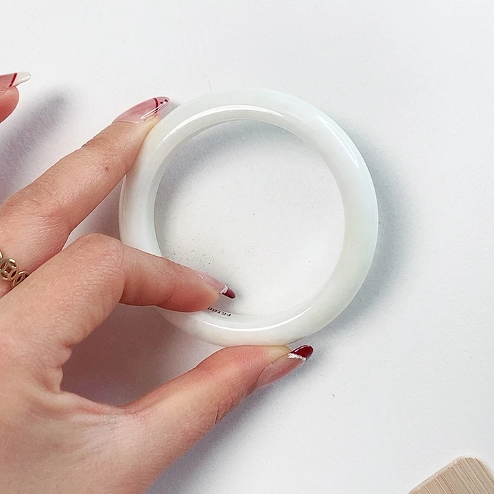 蓝田玉（蛇纹石化大理石玉）手镯未镶嵌