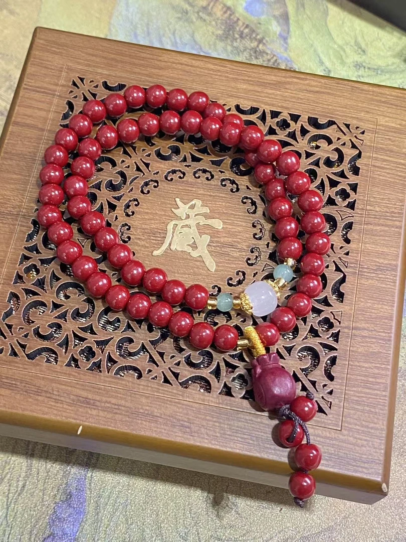 含辰砂工艺品4003精品时尚手串无礼盒