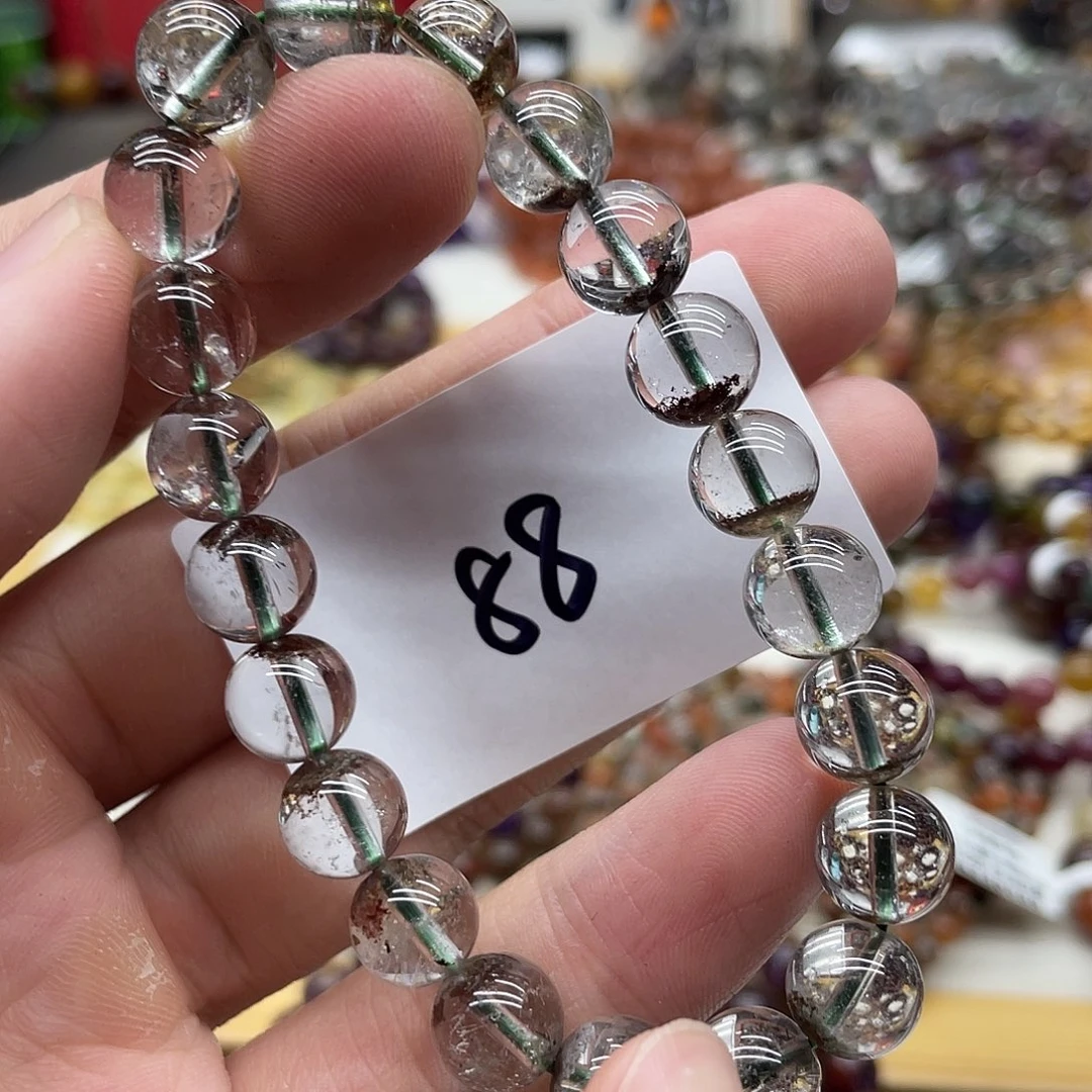 水晶未镶嵌手串天然