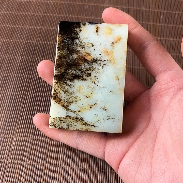 D***舟未镶嵌和田玉挂件