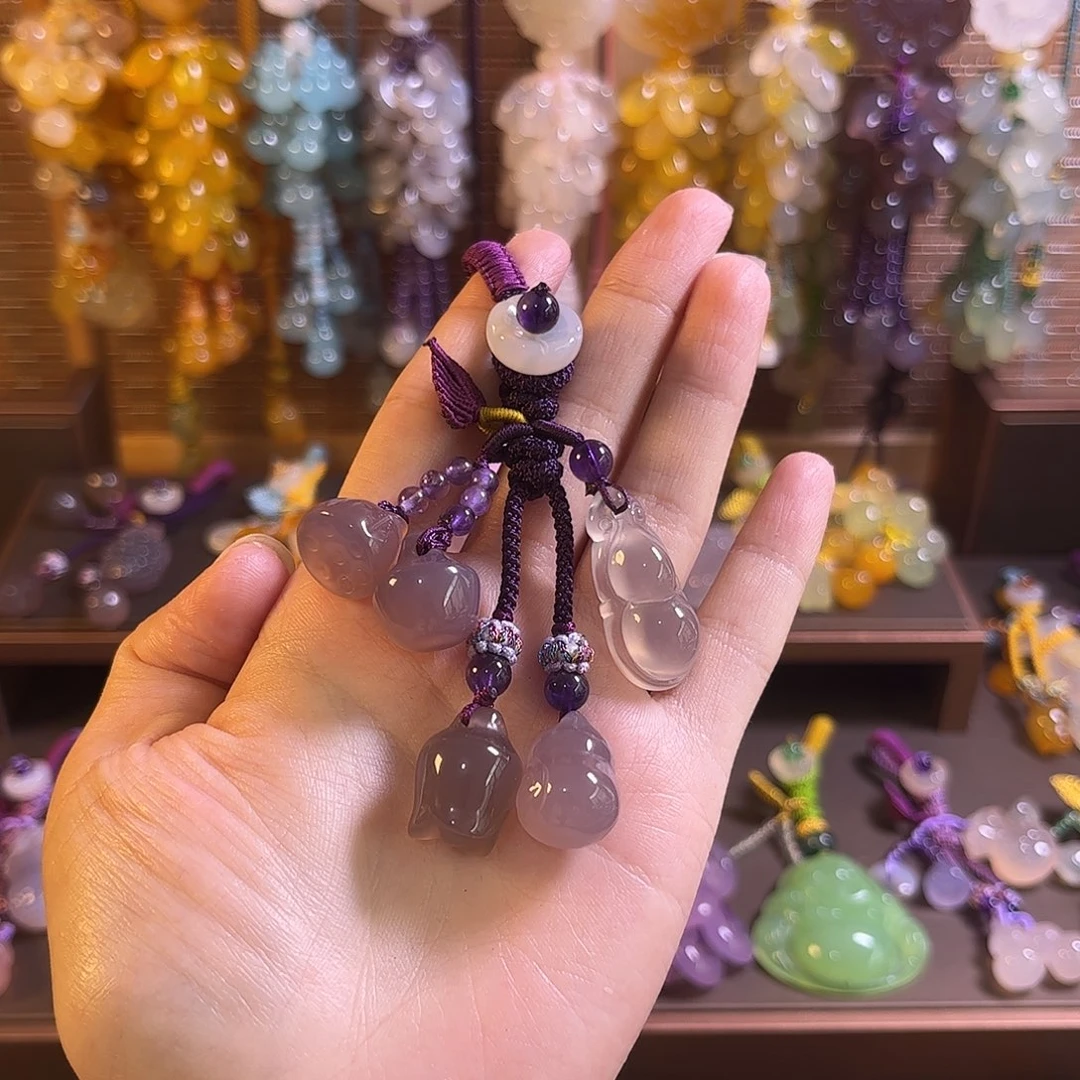 玛瑙/玉髓未镶嵌车挂