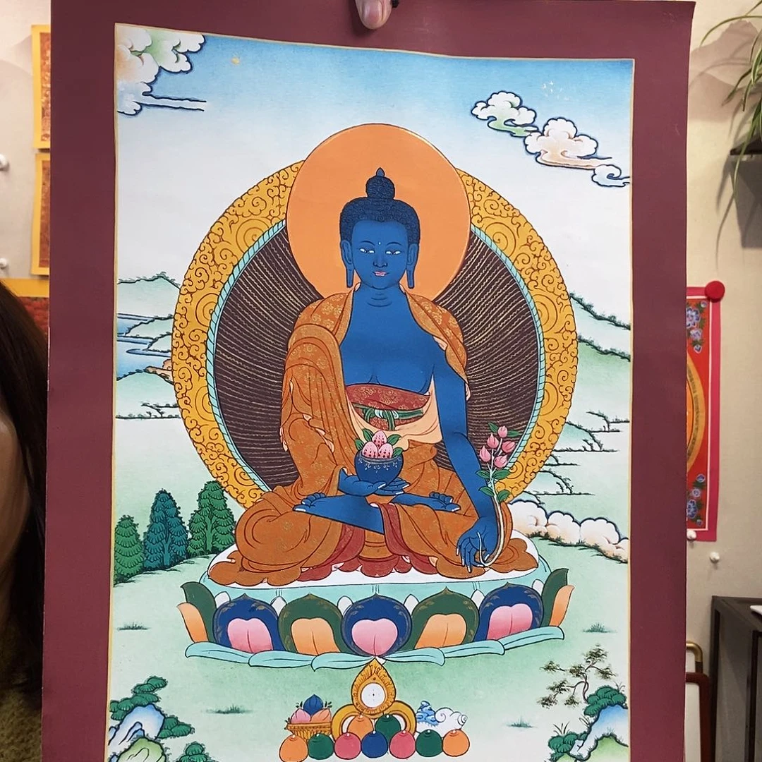 卷轴画纯手绘唐卡25//30