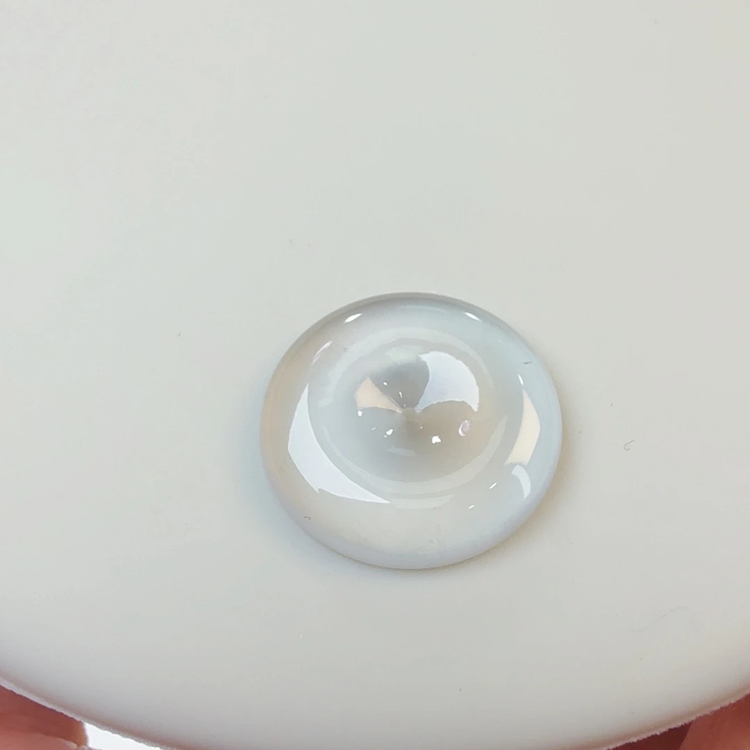 翡翠裸石高冰玻璃扣子