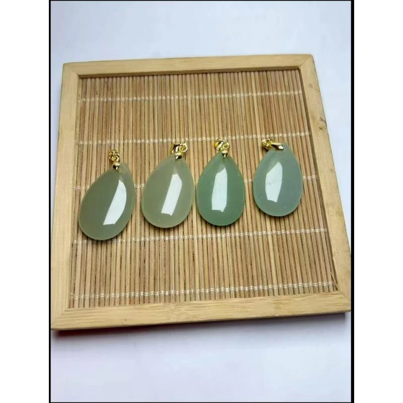 【依依专属】东陵玉水滴吊坠DZ118多样性发其一拆标不退不换