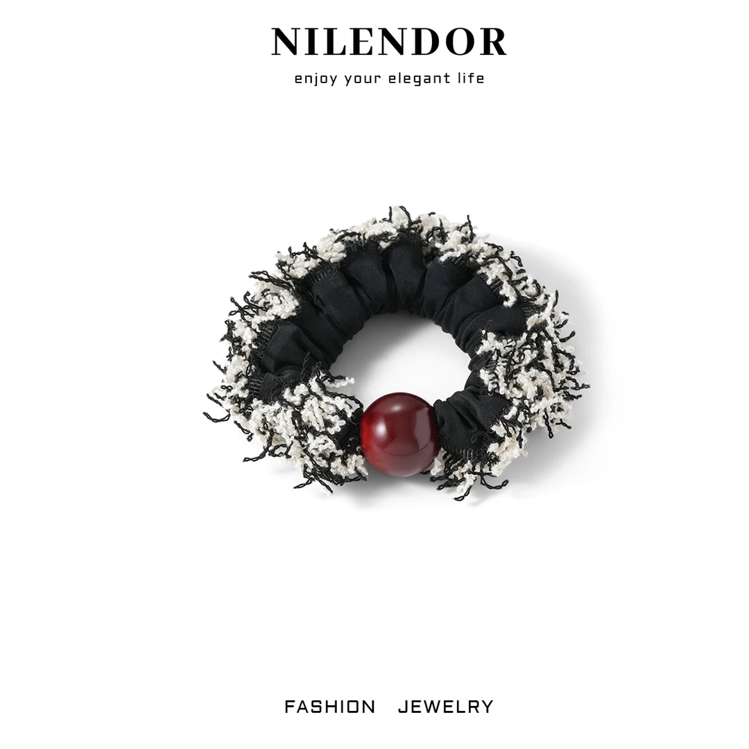 FS-63时尚气质小香风大肠高弹力高级感简约发绳