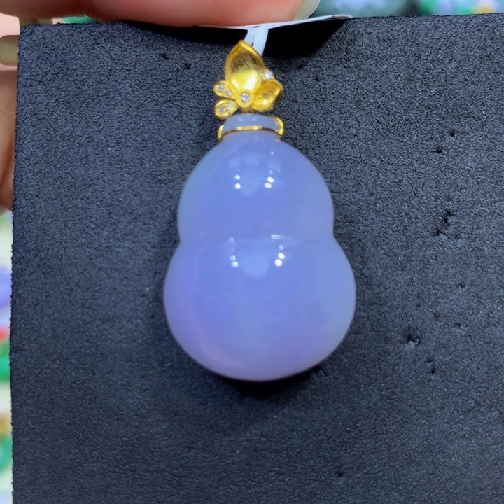 翡翠18K金镶嵌手链翡翠